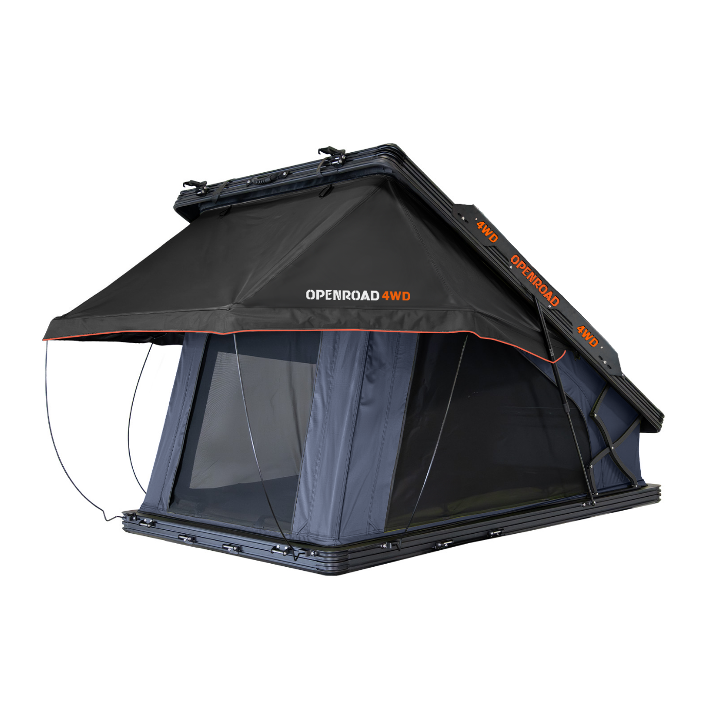 aluminum roof top tent OPENROAD Aluminium Hard Shell Roof Top Tent-PeakRoof LT Series, RTT with Insulated RTT Liner